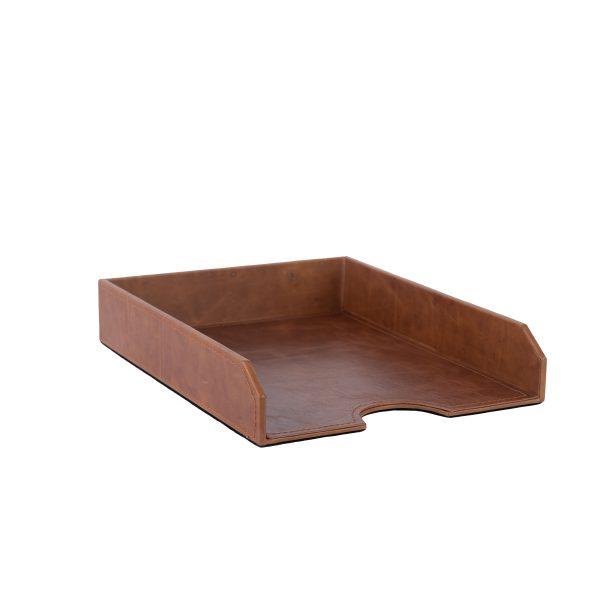 Brown Leather Tray 1