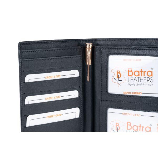 Travel Wallet Passport Black 2