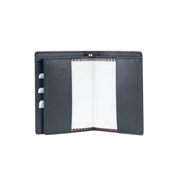 Travel Wallet Passport Black 3