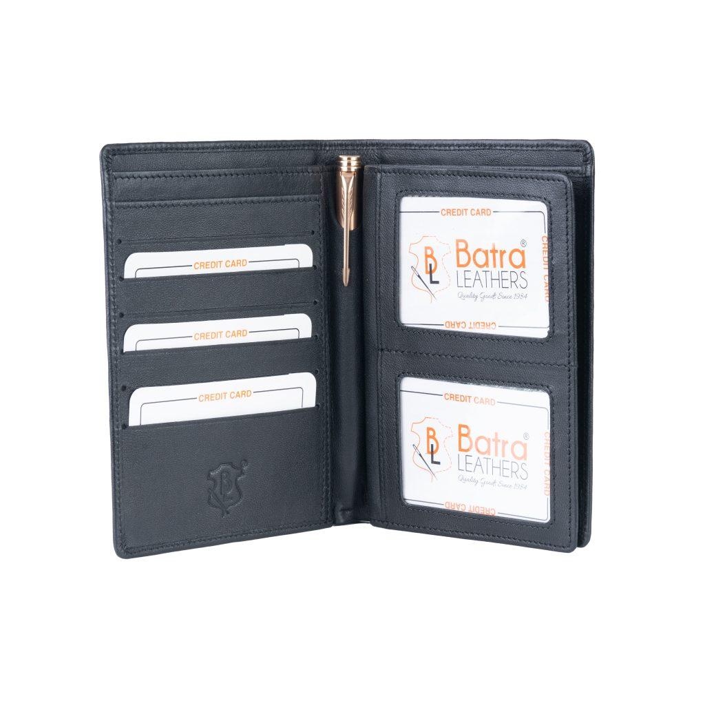 Travel Wallet Passport Black 4