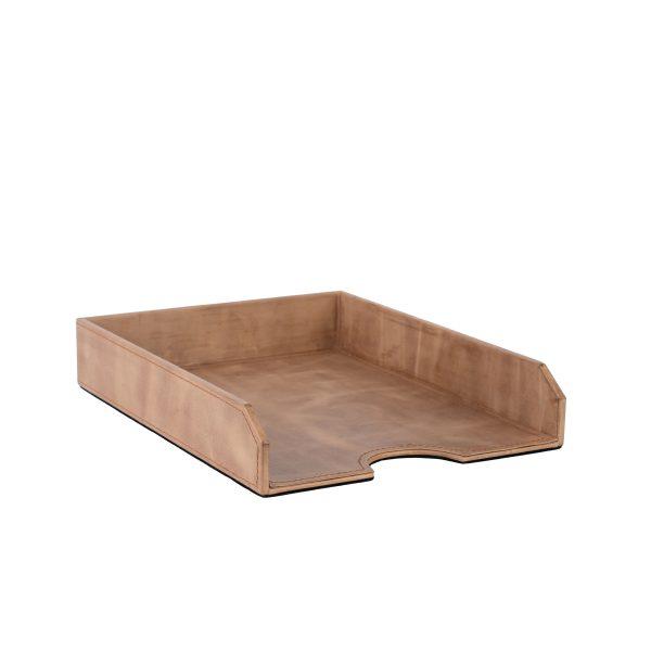 Tan Leather Tray 1