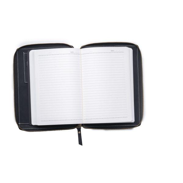 Zipper Diary Black 3